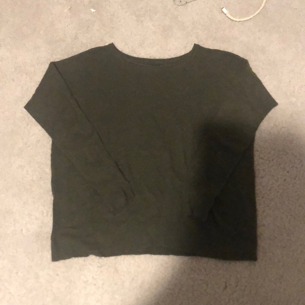 american eagle green sweater